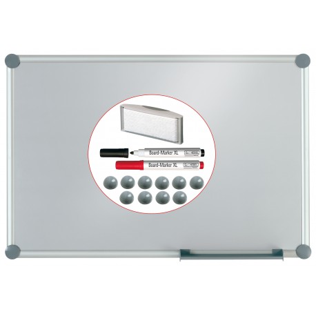 Whiteboard 2000 Komplett-Set -silver-, 60x90 cm