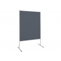 Moderationstafel standard Filz/Filz, 150x120 cm, grau