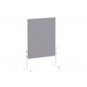 Moderationstafel solid Filz/Filz, 150x120 cm, grau