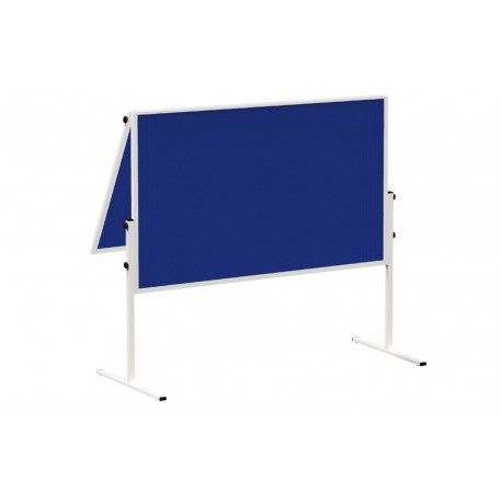 Moderationstafel solid klappb, Filz/Filz, 150x120cm, blau