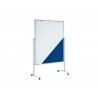 Moderationstafel professionell Textil/Whiteb., 150x120 cm