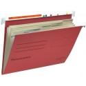 Cartella per documenti personali in cartone  rosso ,  compl.rubrica
