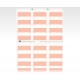 Quick-Tabs rosso chiaro 58 x 10