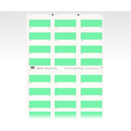 Quick-Tabs turchese 58 x 10