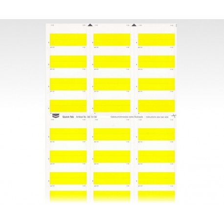 291001 Quick-Tabs gelb