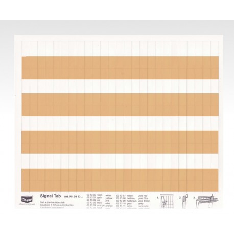 Signal-Tabs hellbraun