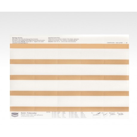 571009 Folien-Tabs hellbraun