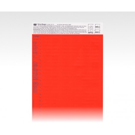 segnalino-Strip rosso