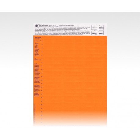 StripTabs orange 10 x 28,75 mm