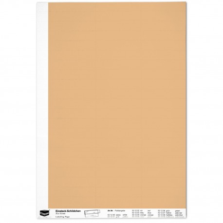 531209 Targhetta adesiva 15 x 70 mm