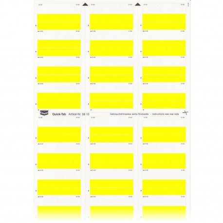 581001 Quick-Tabs gialli